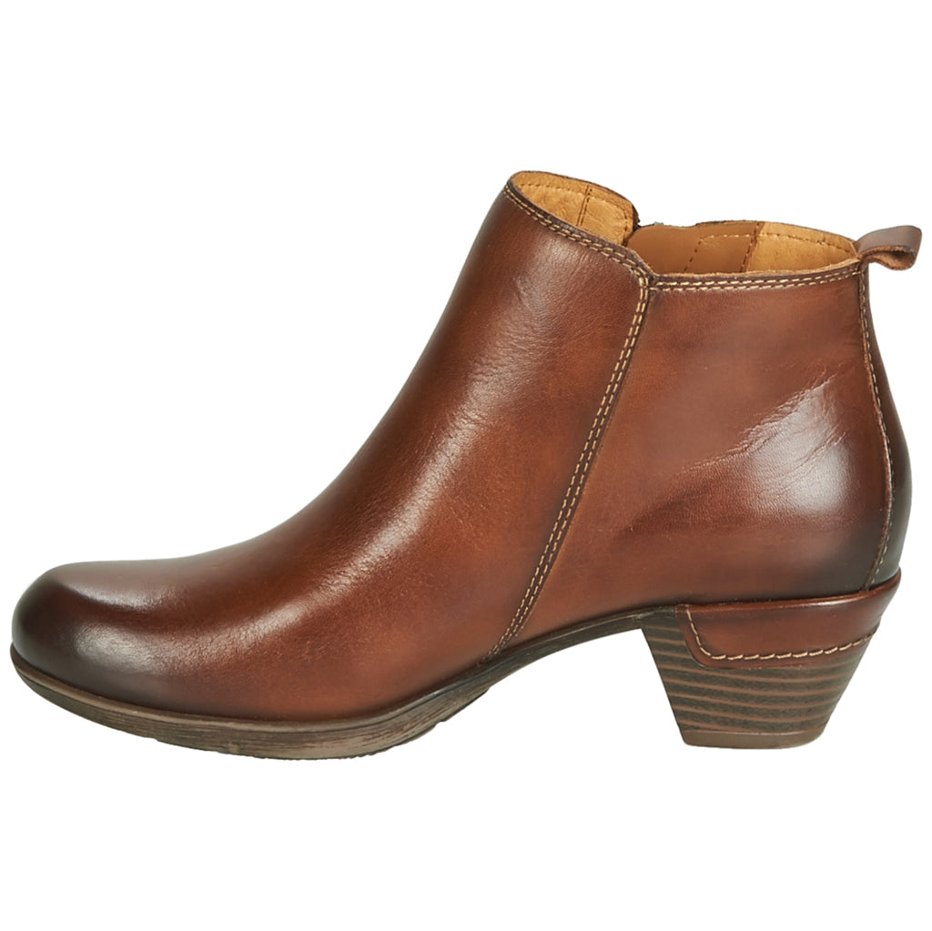 Pikolinos Rotterdam 902-8900 Leather Womens Boots#color_cuero