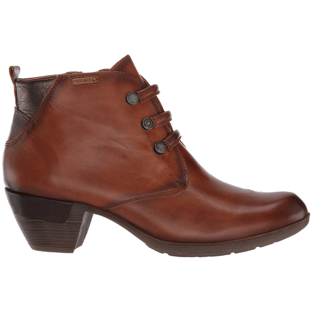 Pikolinos Rotterdam 902-8746 Leather Womens Boots#color_cuero