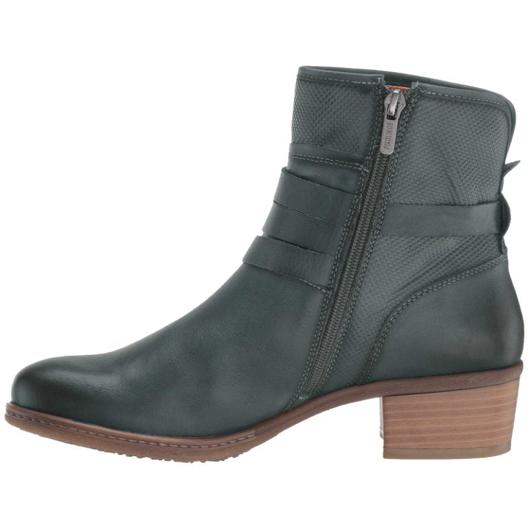Pikolinos Zaragoza W9H-8907 Leather Womens Boots#color_ocean