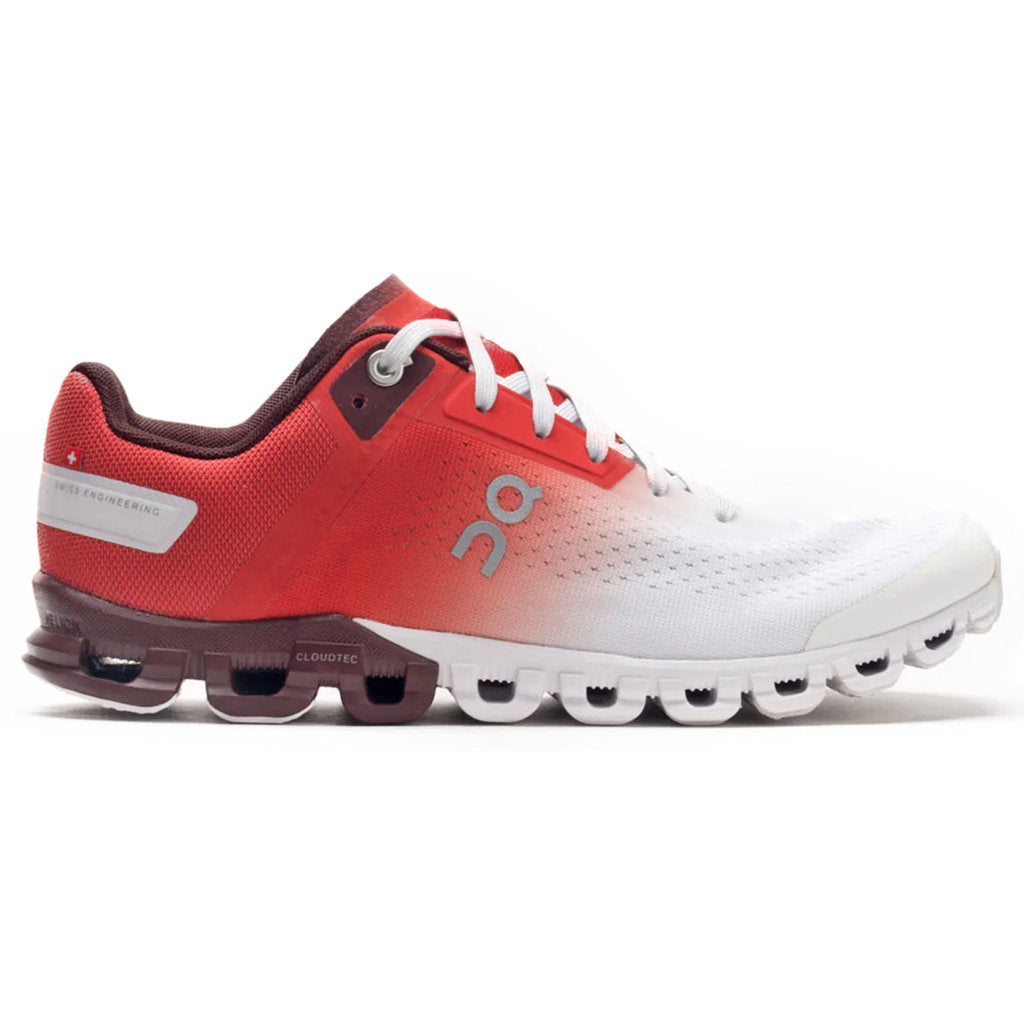 On Running Cloudflow Mesh Women's Low-Top Trainers#color_rust white