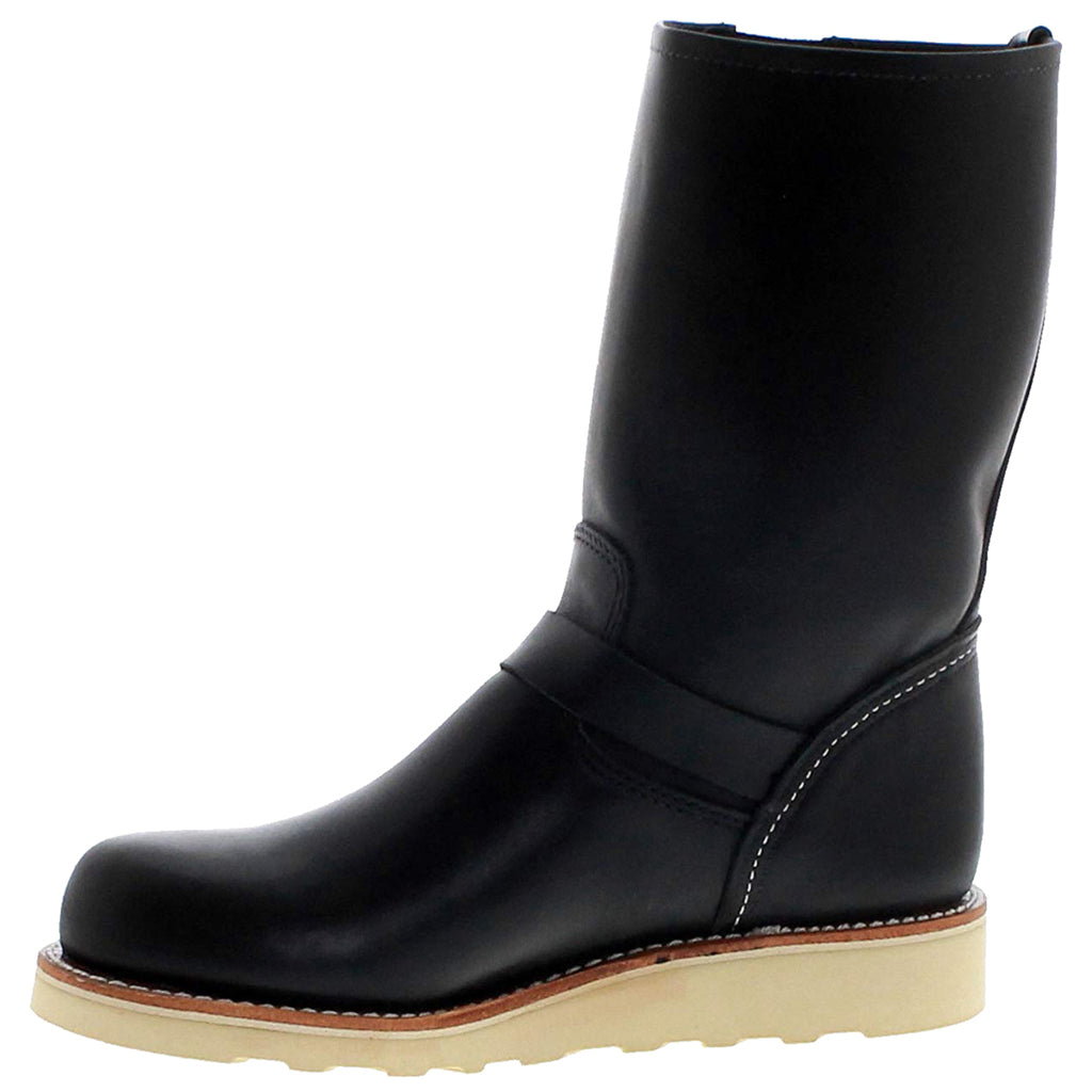 Red Wing Leather Engineer Women's Biker Boots#color_black boundary
