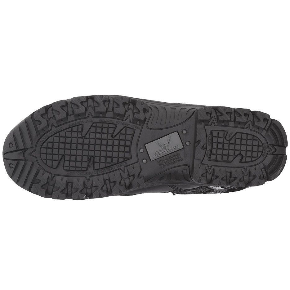 Thorogood Deuce 8 Inch Waterproof Side Zip Leather Men's Tactical Boots#color_black