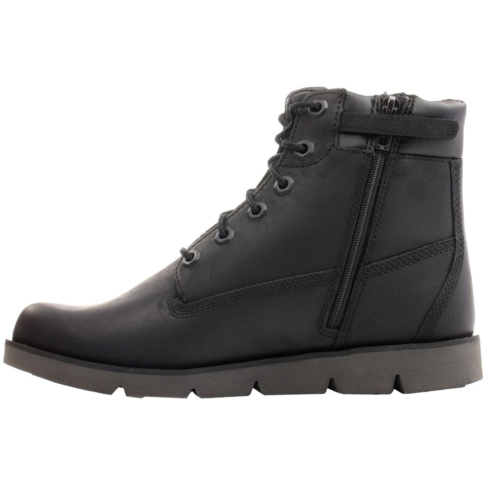 Timberland Radford 6'' Side Zip Leather Youth Boots#color_black