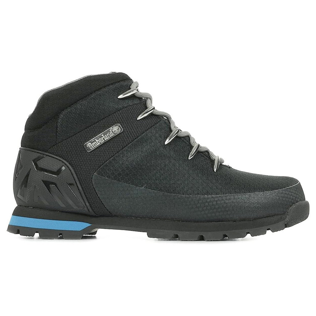 Timberland Euro Sprint Waterproof Mid Hiker Textile Mens Boots#color_black grey