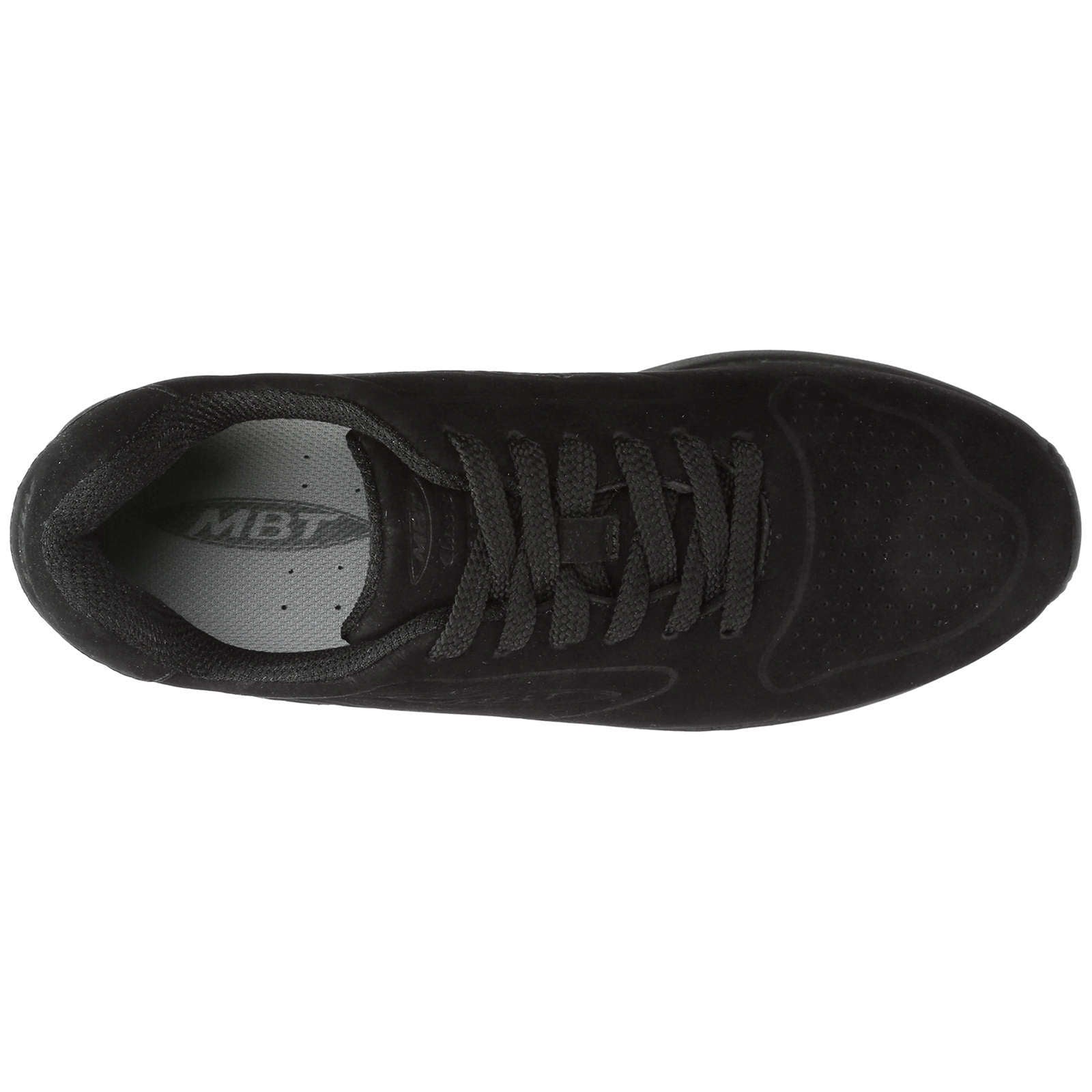 MBT 1997 Synthetic Leather & Mesh Women's Low-Top Trainers#color_black