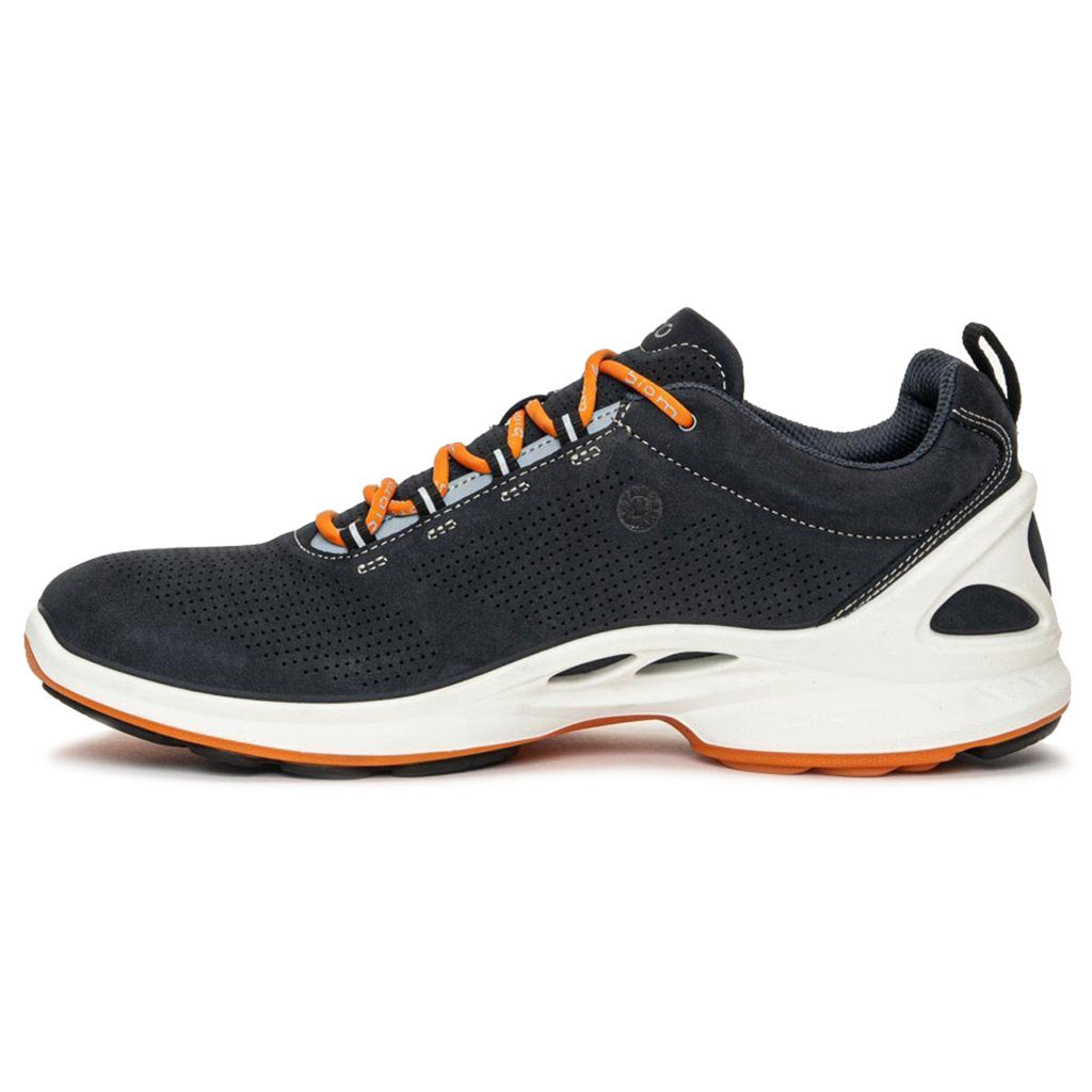 Ecco Biom Fjuel 837534 Leather Mens Trainers#color_navy