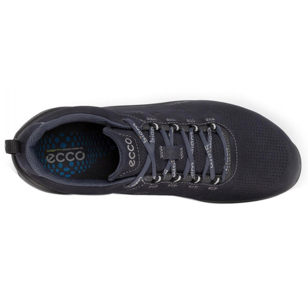 Ecco Biom Fjuel 837534 Leather Mens Trainers#color_navy black
