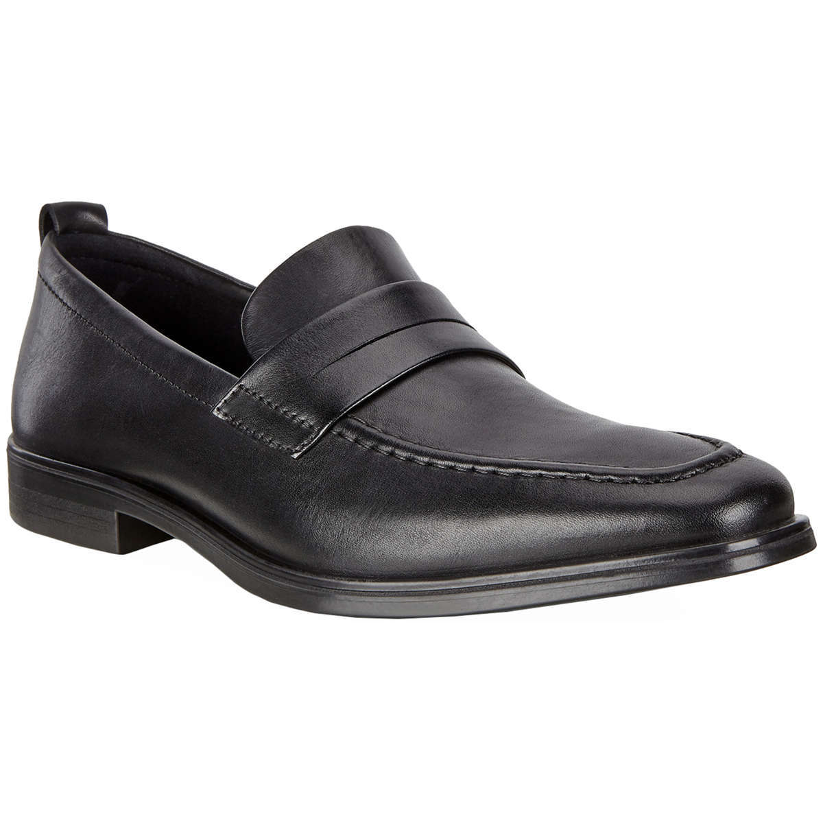 Ecco Melbourne Leather Mens Shoes#color_black