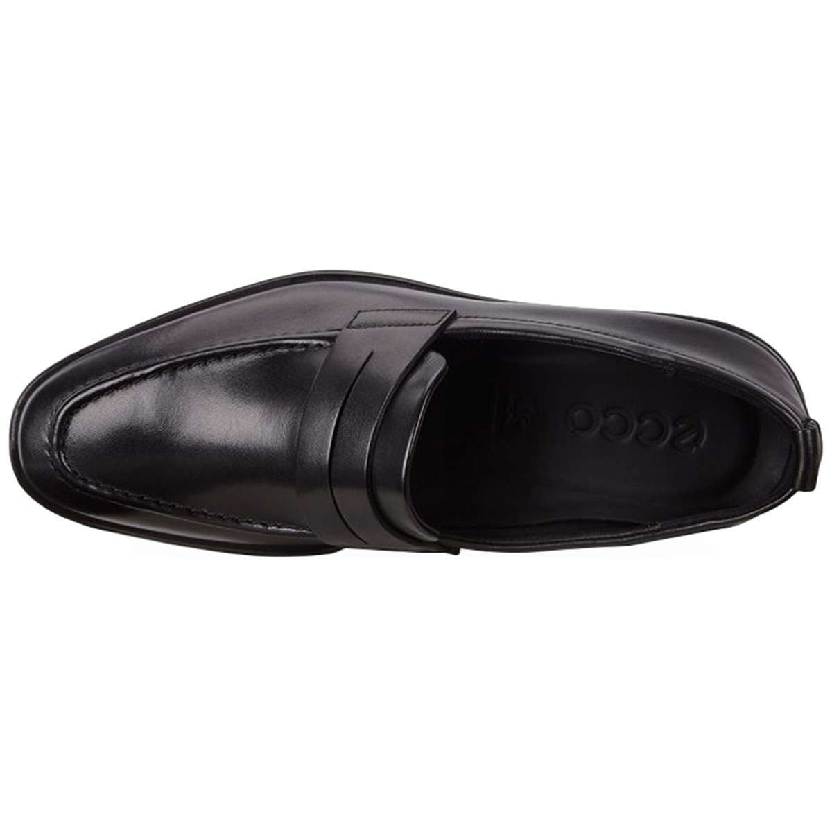 Ecco Melbourne Leather Mens Shoes#color_black
