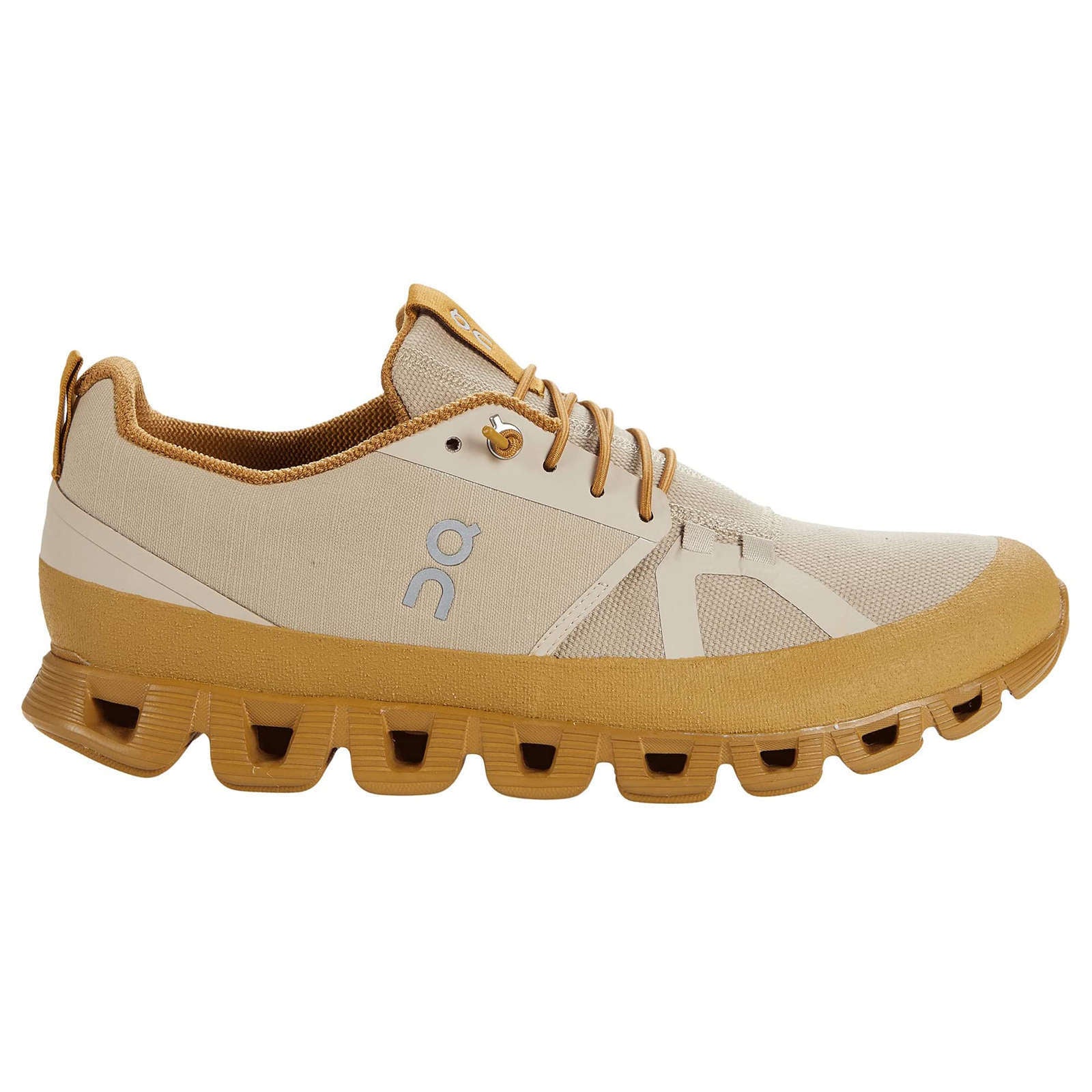 On Running Cloud Dip Canvas Men's Low-Top Trainers#color_sand cumin