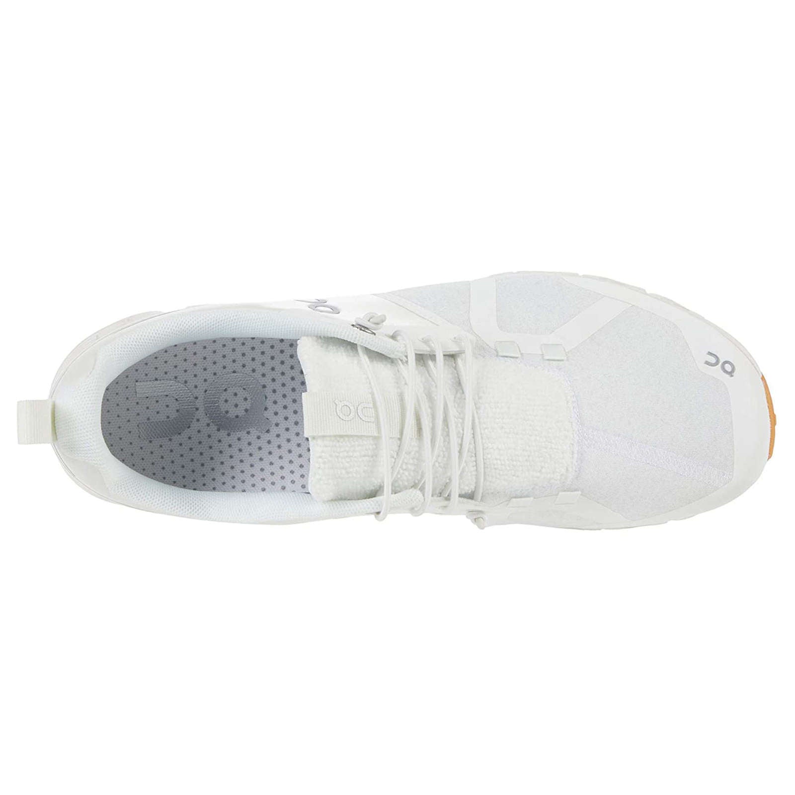 On Running Cloud Terry Textile Men's Low-Top Trainers#color_white