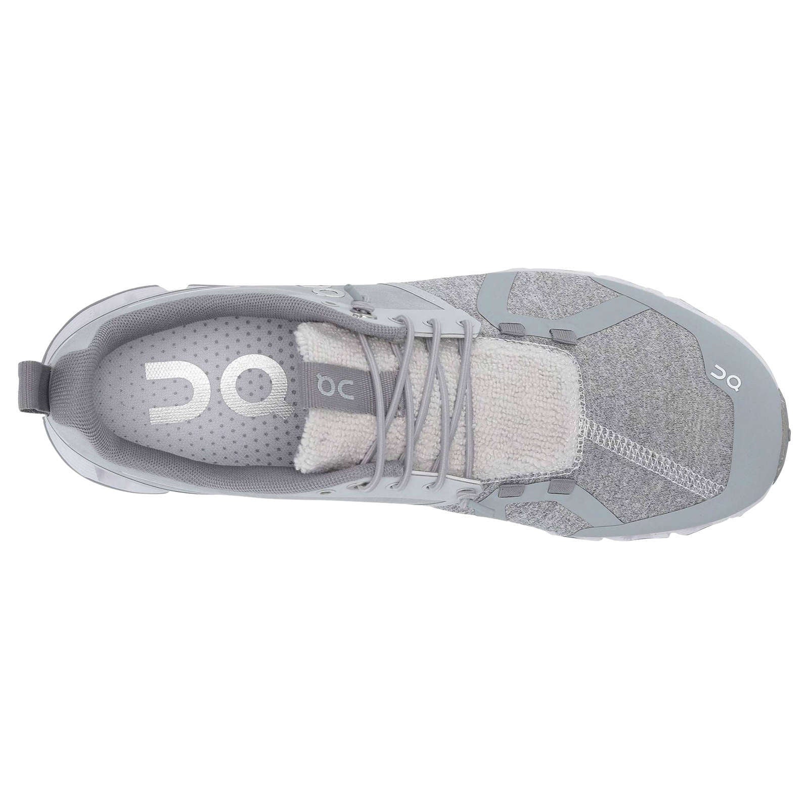 On Running Cloud Terry Textile Men's Low-Top Trainers#color_silver