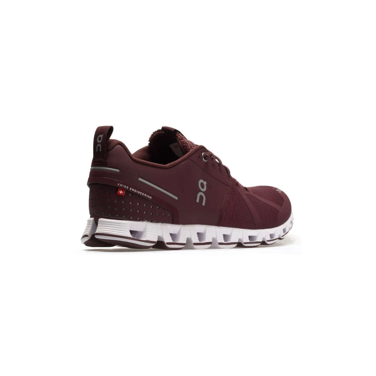 On Running Cloud Terry Textile Men's Low-Top Trainers#color_ruby