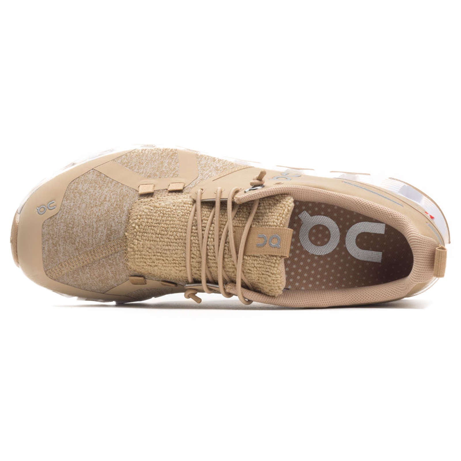 On Running Cloud Terry Textile Men's Low-Top Trainers#color_dune