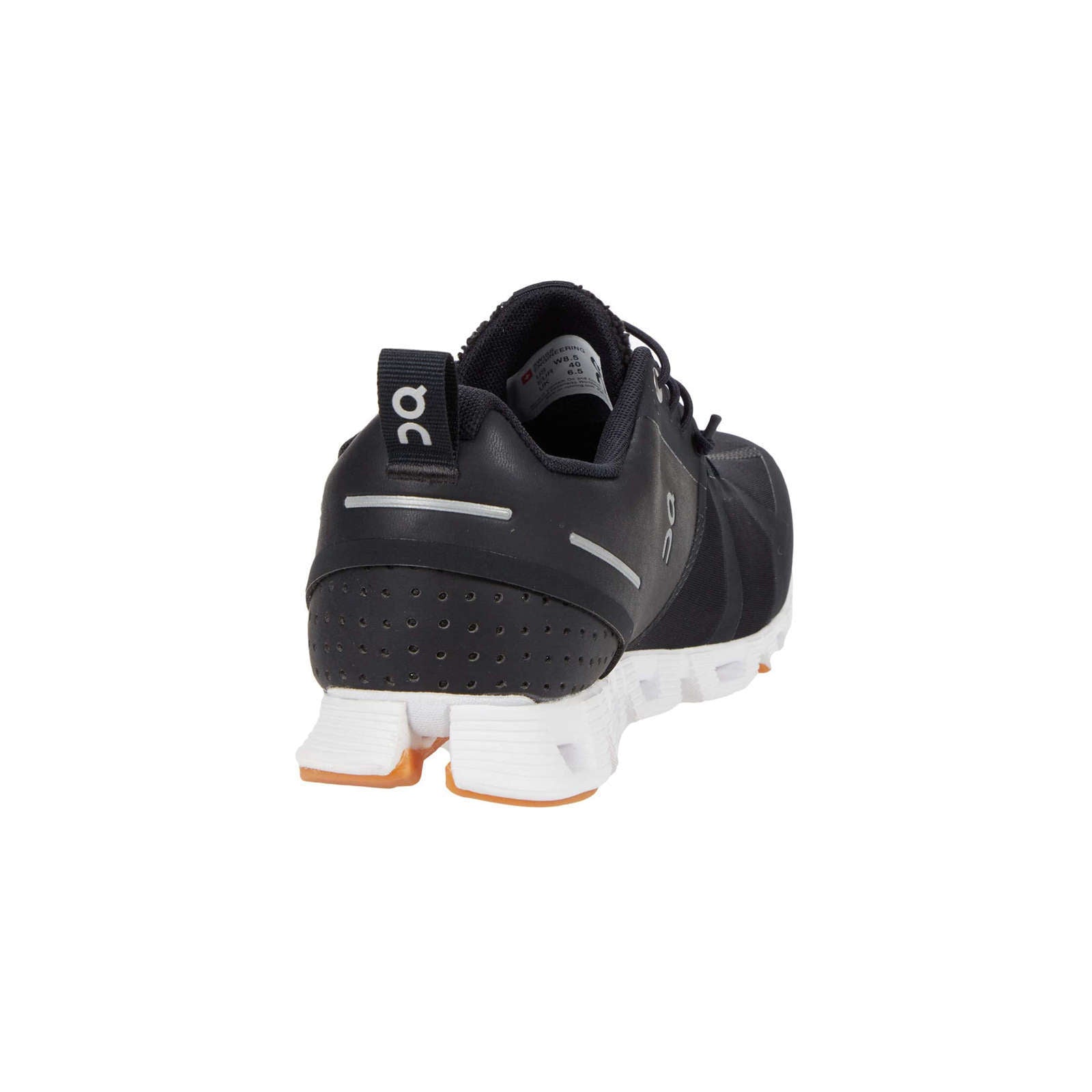On Running Cloud Terry Textile Women's Low-Top Trainers#color_black white