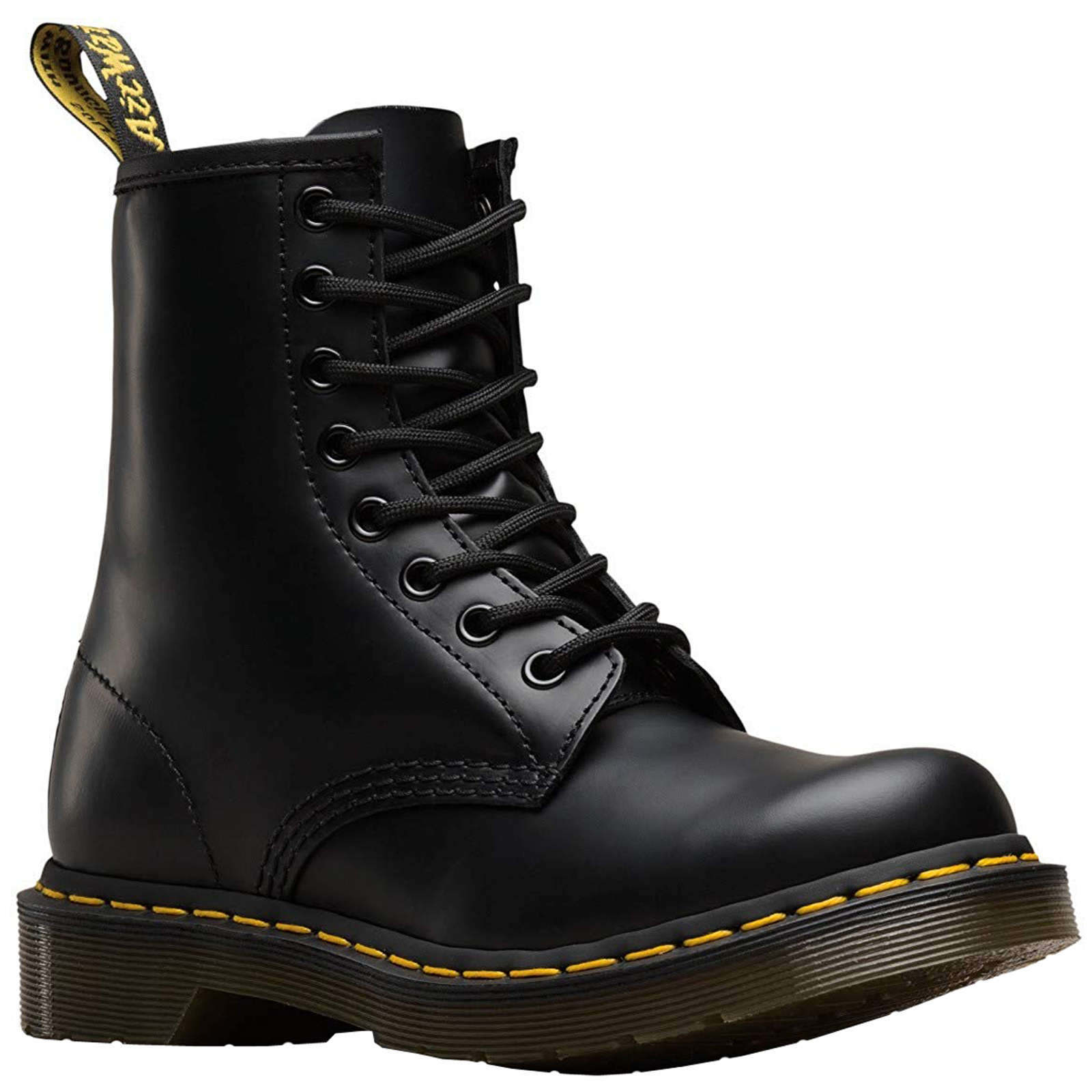 Dr. Martens 1460 W Smooth Leather Womens Boots#color_black