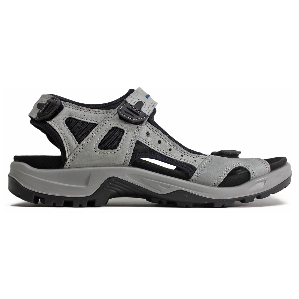 Ecco Mens Sandals Offroad 069564 Adjustable Straps Hiking Leather Textile - UK 9-9.5