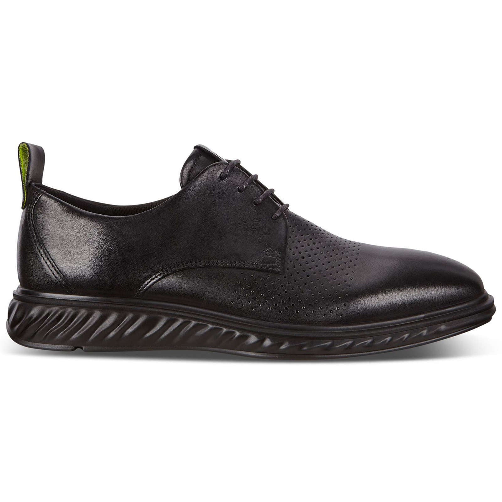 Ecco St 1 Hybrid Lite 837254 Leather Mens Shoes#color_black