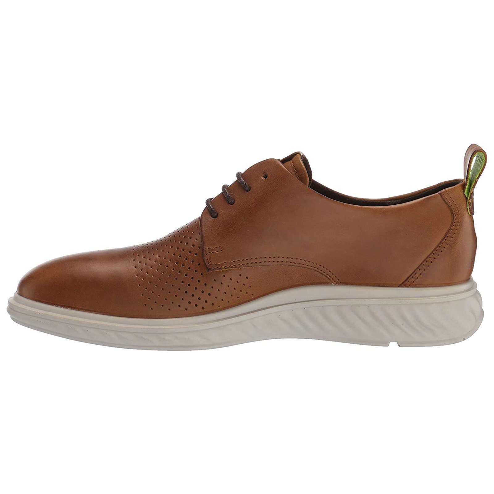 Ecco St 1 Hybrid Lite 837254 Leather Mens Shoes#color_amber
