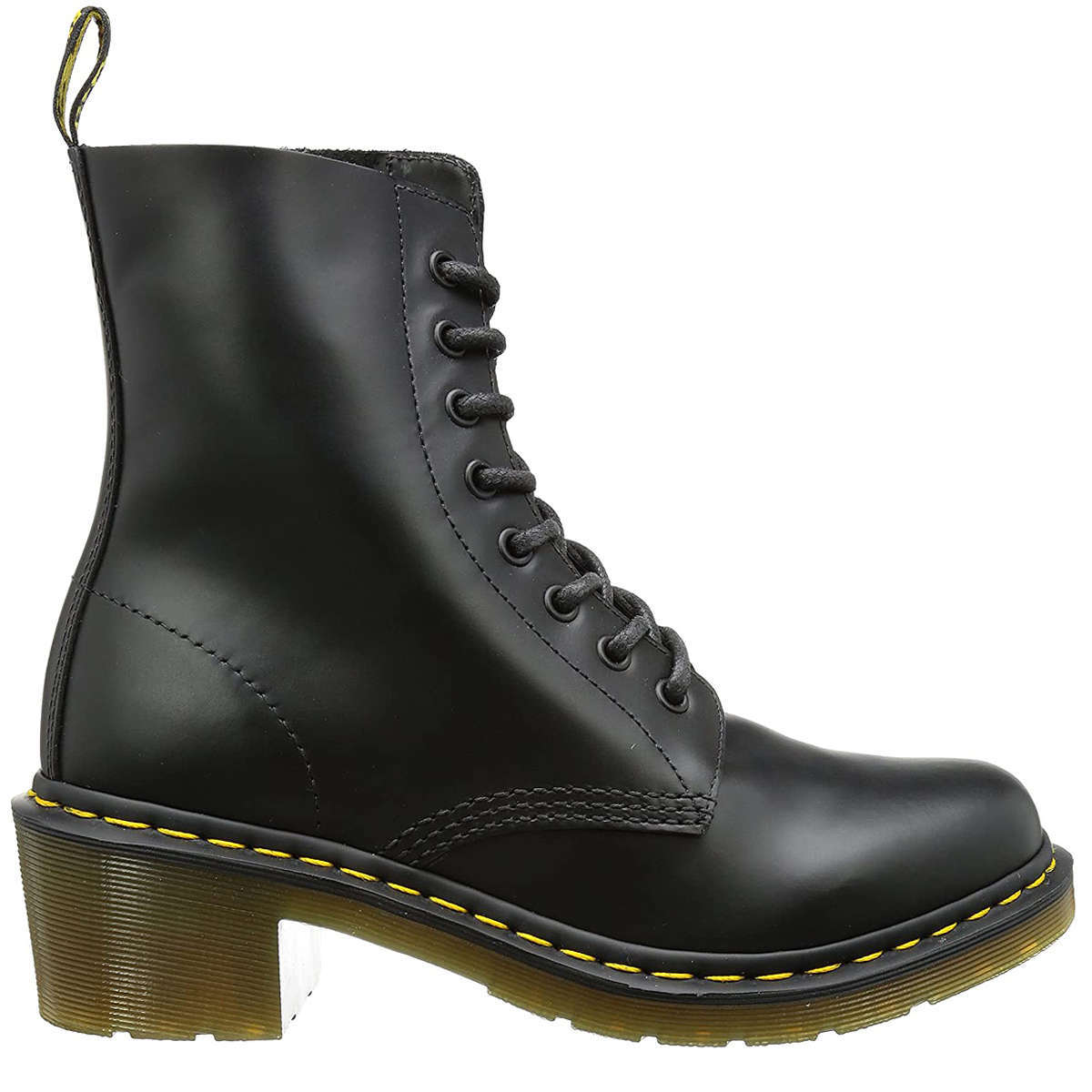 Dr. Martens Clemency Smooth Leather Womens Boots#color_black