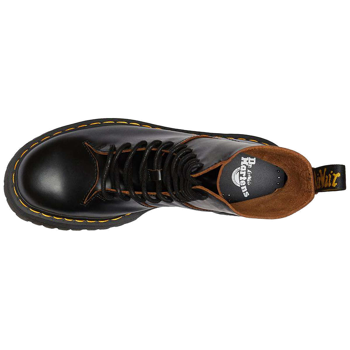 Dr. Martens Jadon Decon Vintage Leather Unisex Boots#color_black
