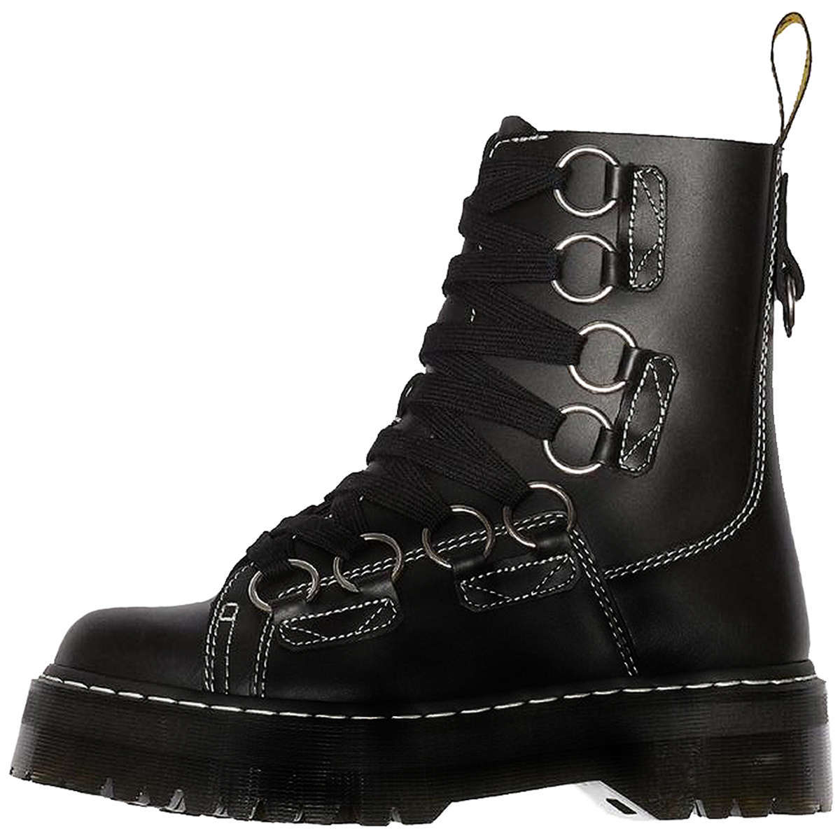 Dr. Martens Jadon XL Fine Haircell Leather Unisex Boots#color_black