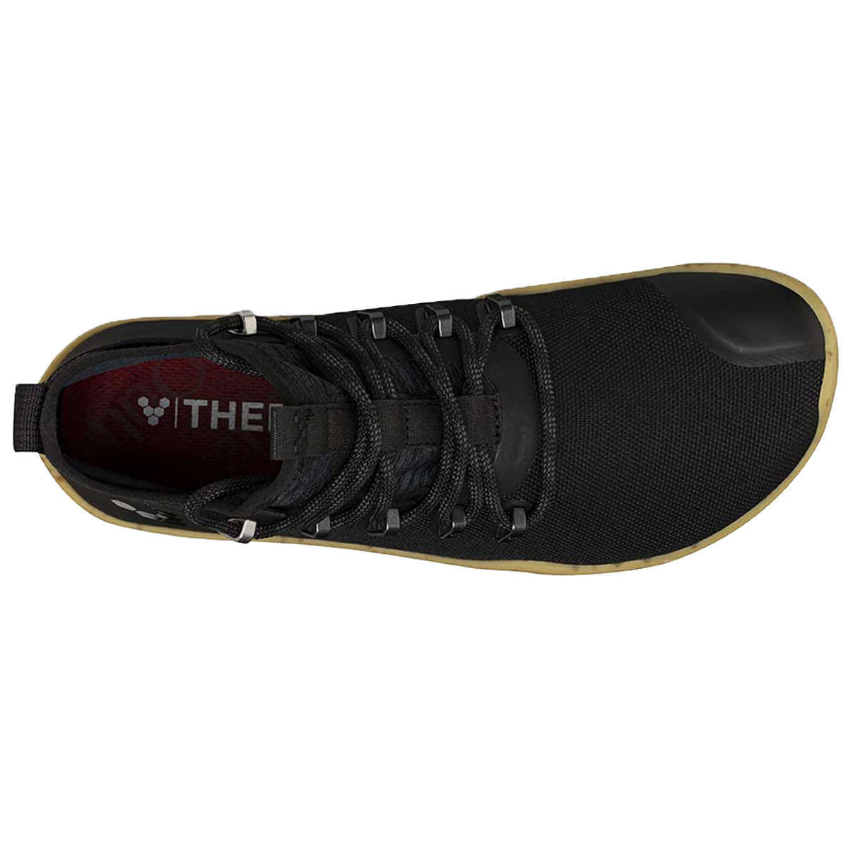 Vivobarefoot Magna Trail FG Textile Synthetic Womens Trainers#color_obsidian black