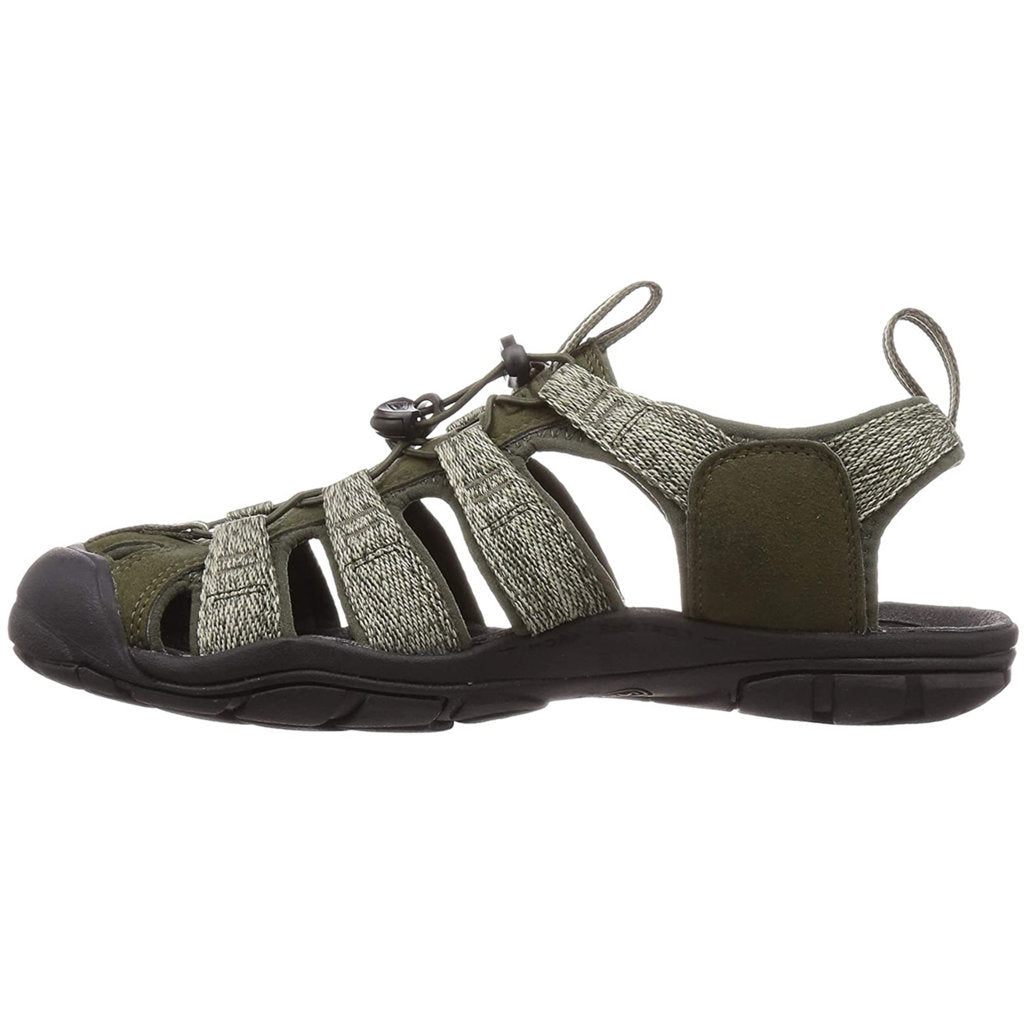 Keen Clearwater CNX Men's Waterproof Sandals#color_forest night black