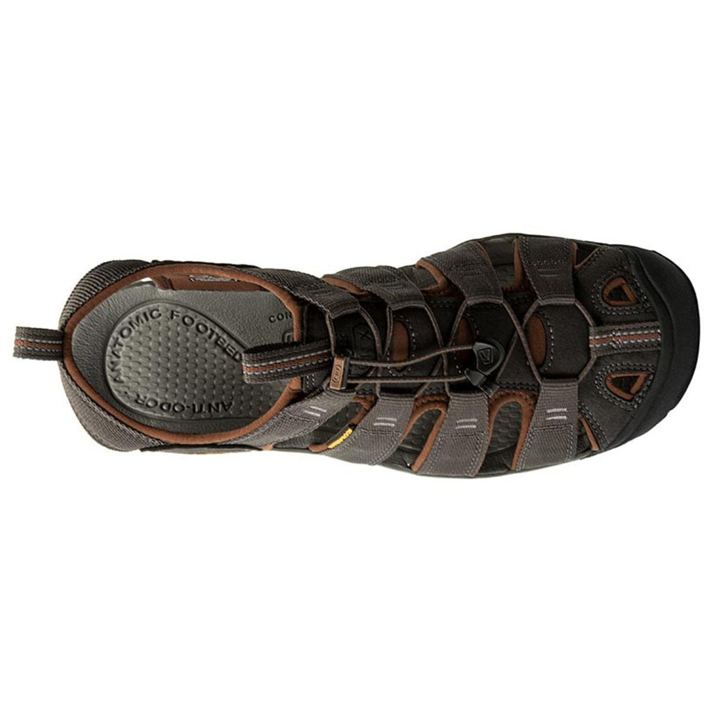 Keen Clearwater CNX Men's Waterproof Sandals#color_raven tortoise shell
