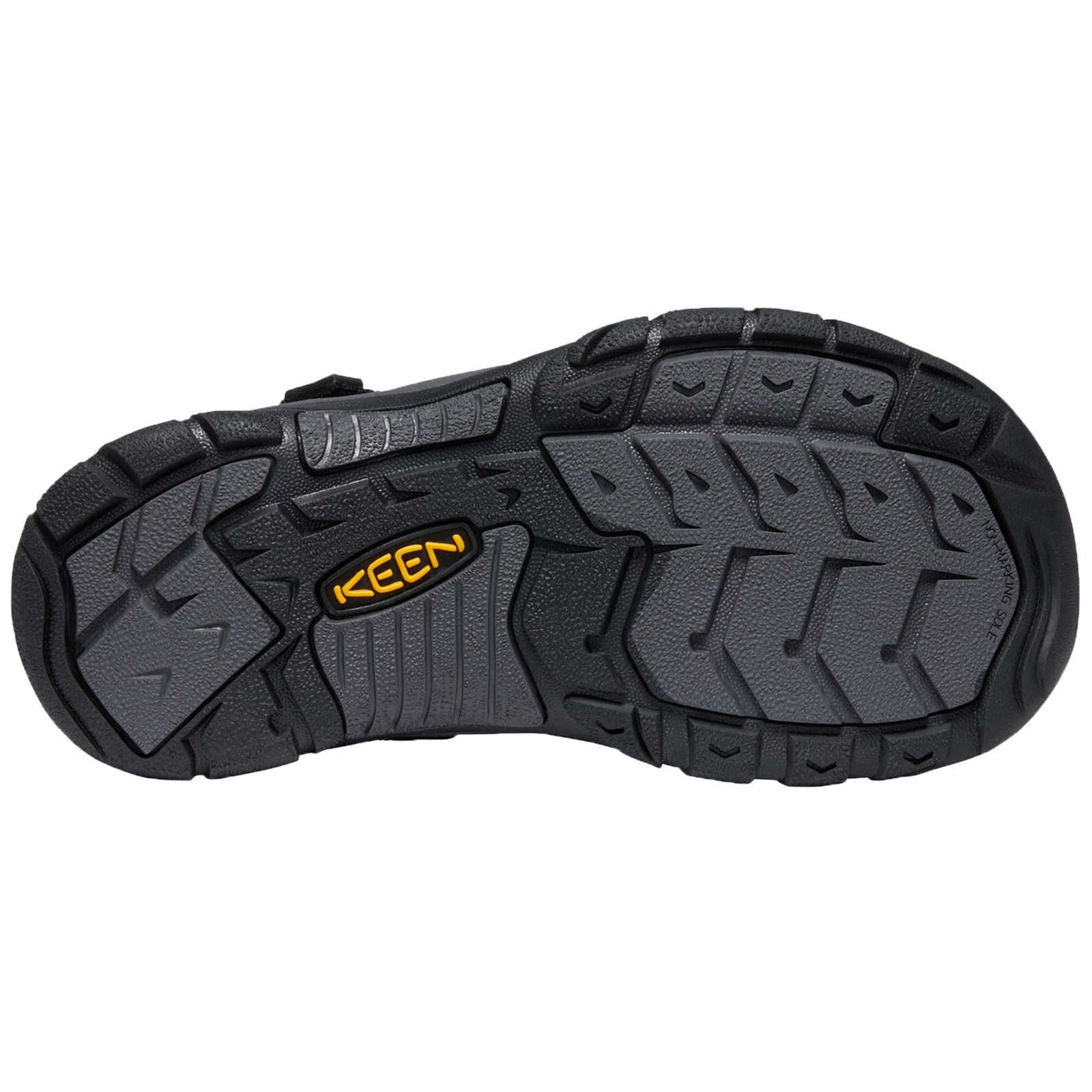 Keen Newport H2 Textile Synthetic Youth Sandals#color_black keen yellow