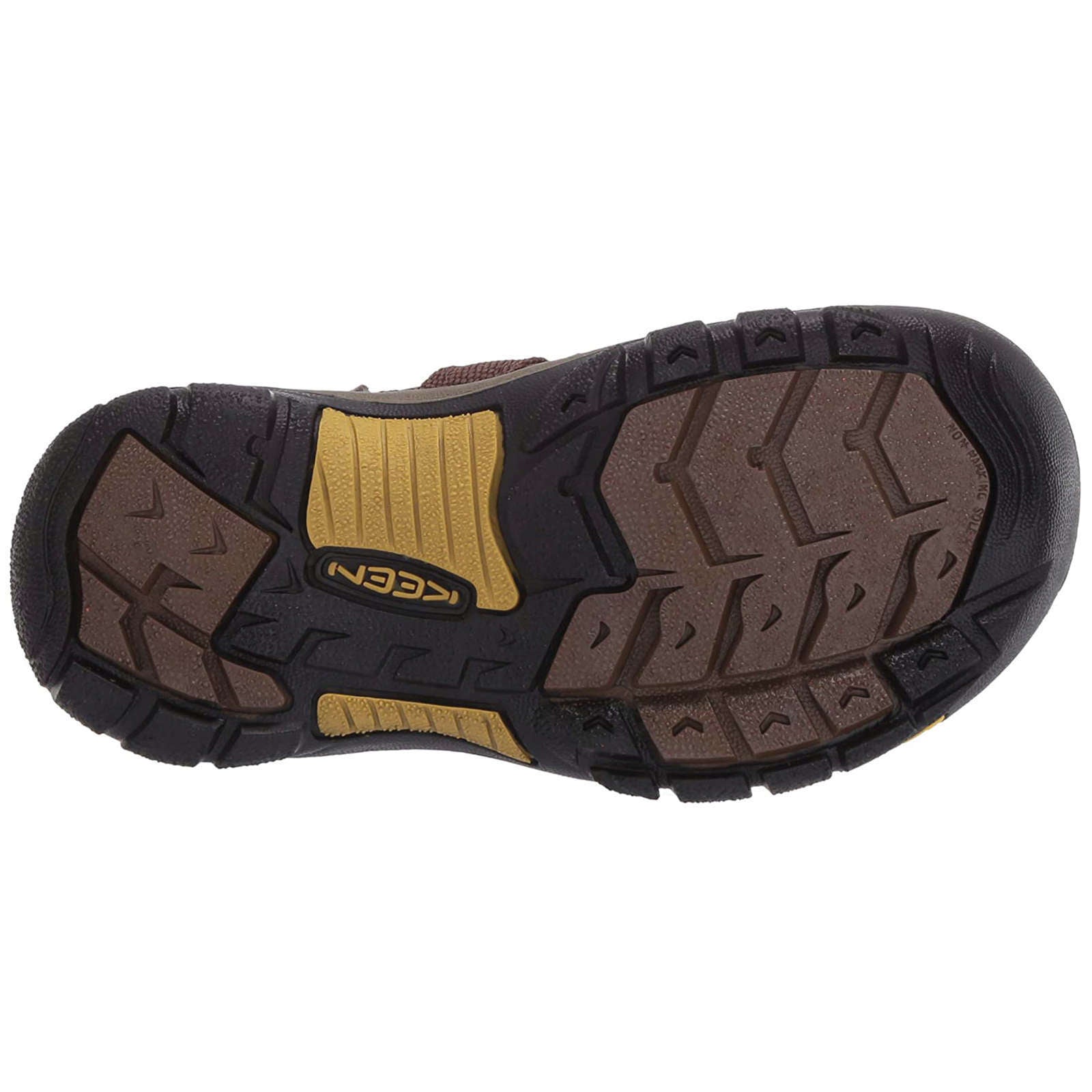 Keen Newport H2 Textile Synthetic Youth Sandals#color_coffee bean bison