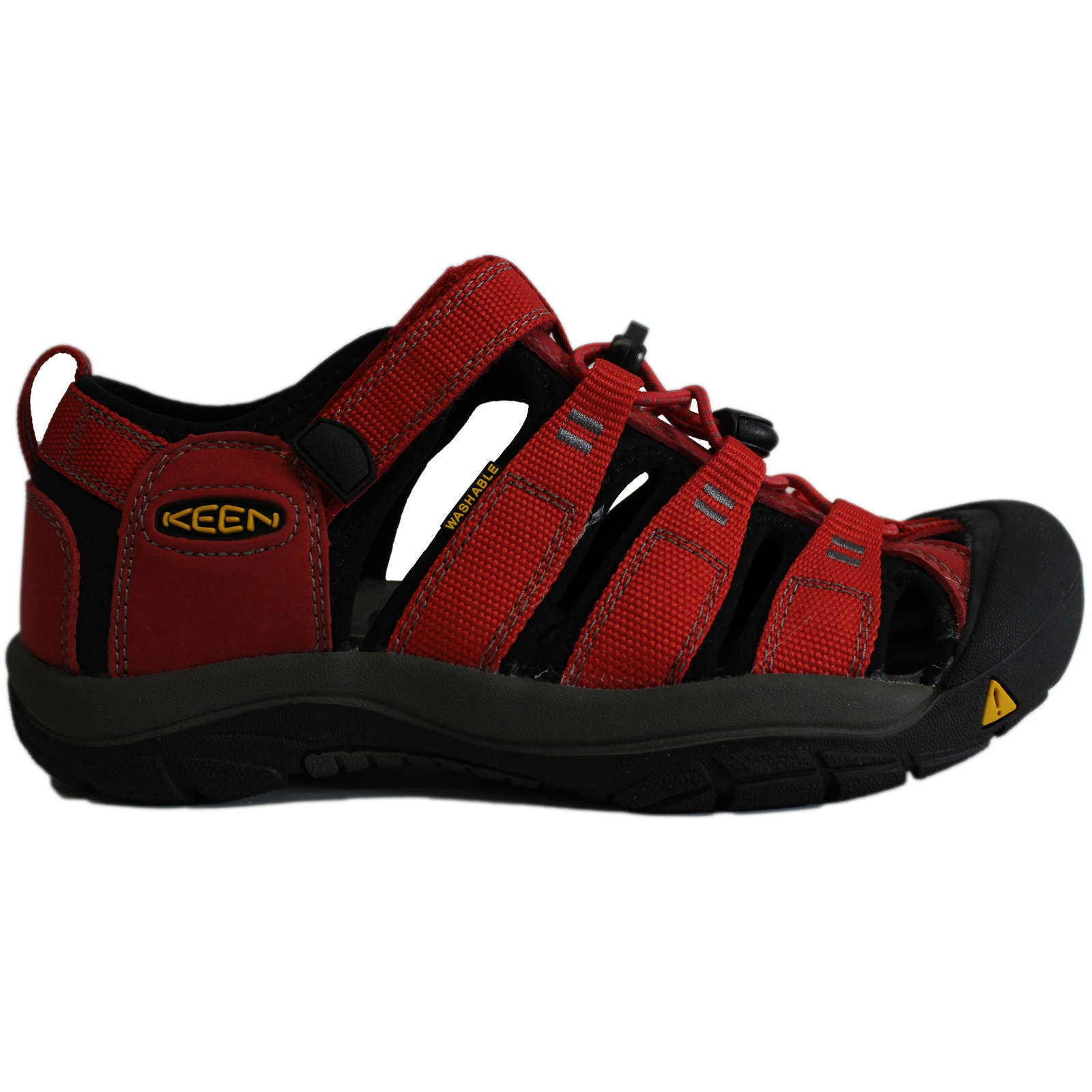 Keen Newport H2 Textile Synthetic Youth Sandals#color_ribbon red gargoyle