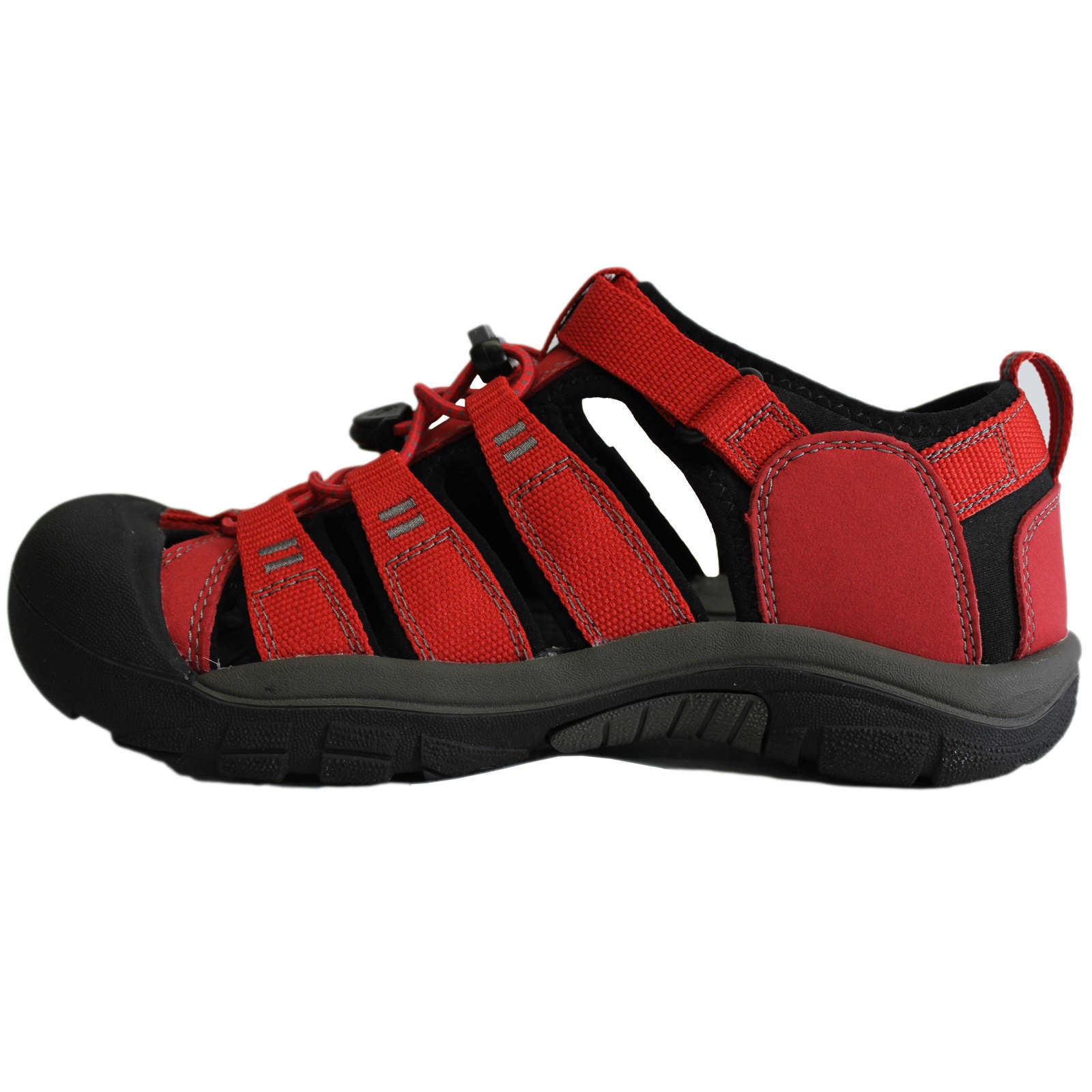 Keen Newport H2 Textile Synthetic Youth Sandals#color_ribbon red gargoyle