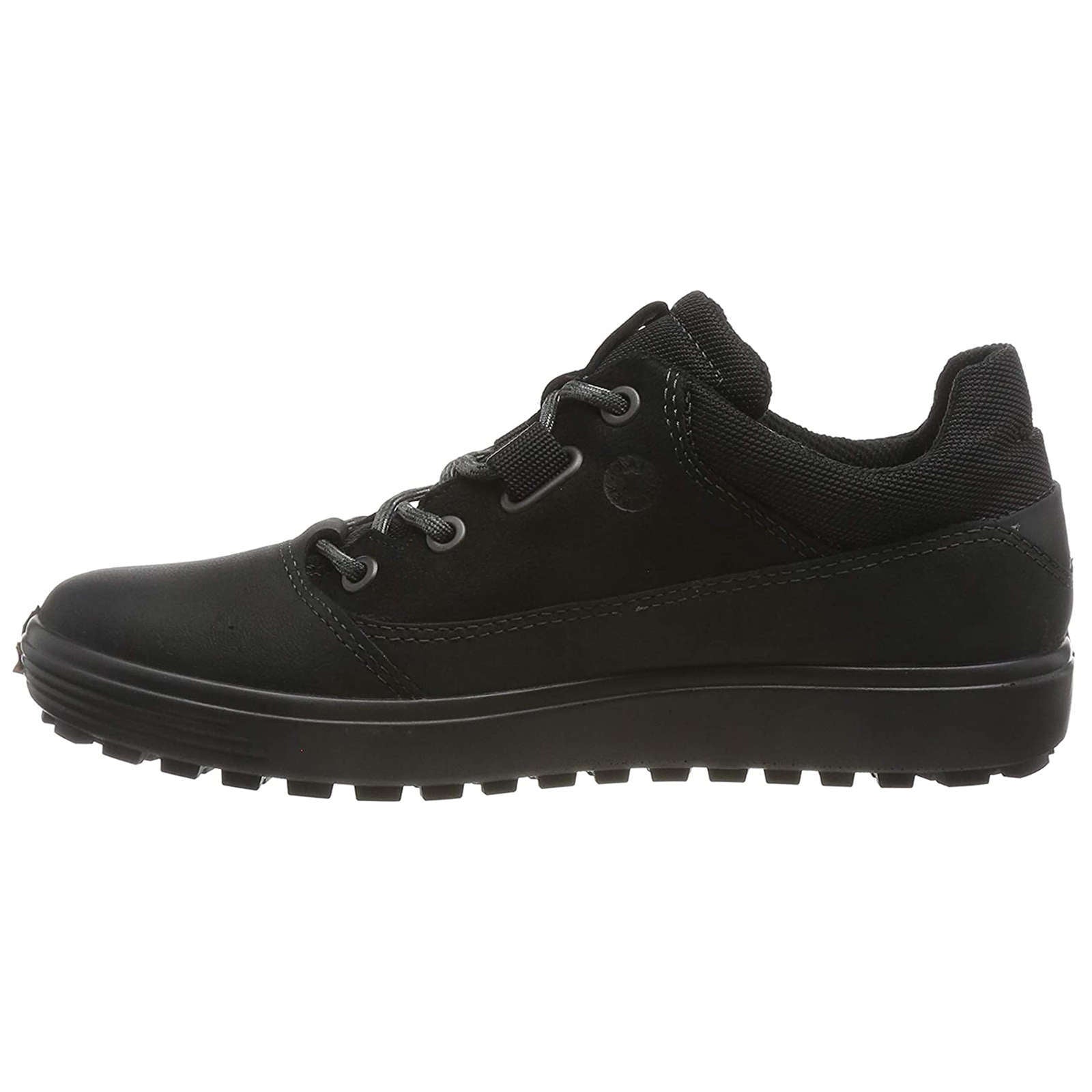 Ecco Soft 7 Tred 450253 Leather Textile Womens Trainers#color_black
