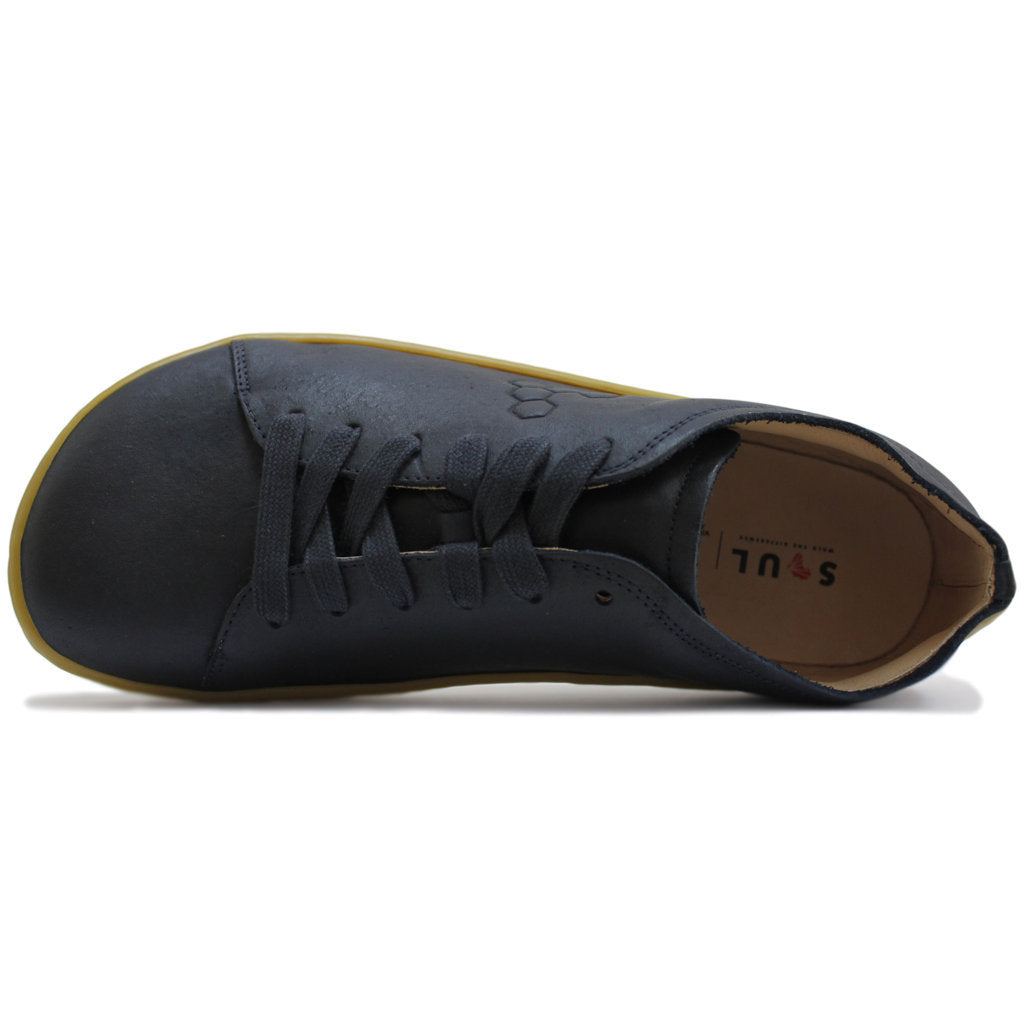 Vivobarefoot Addis Leather Mens Trainers#color_navy