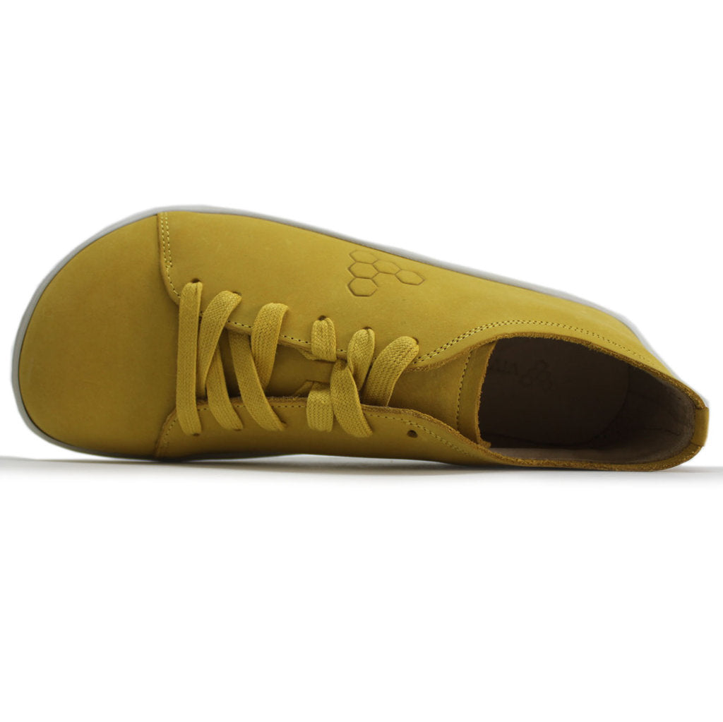 Vivobarefoot Addis Leather Mens Trainers#color_spicy mustard