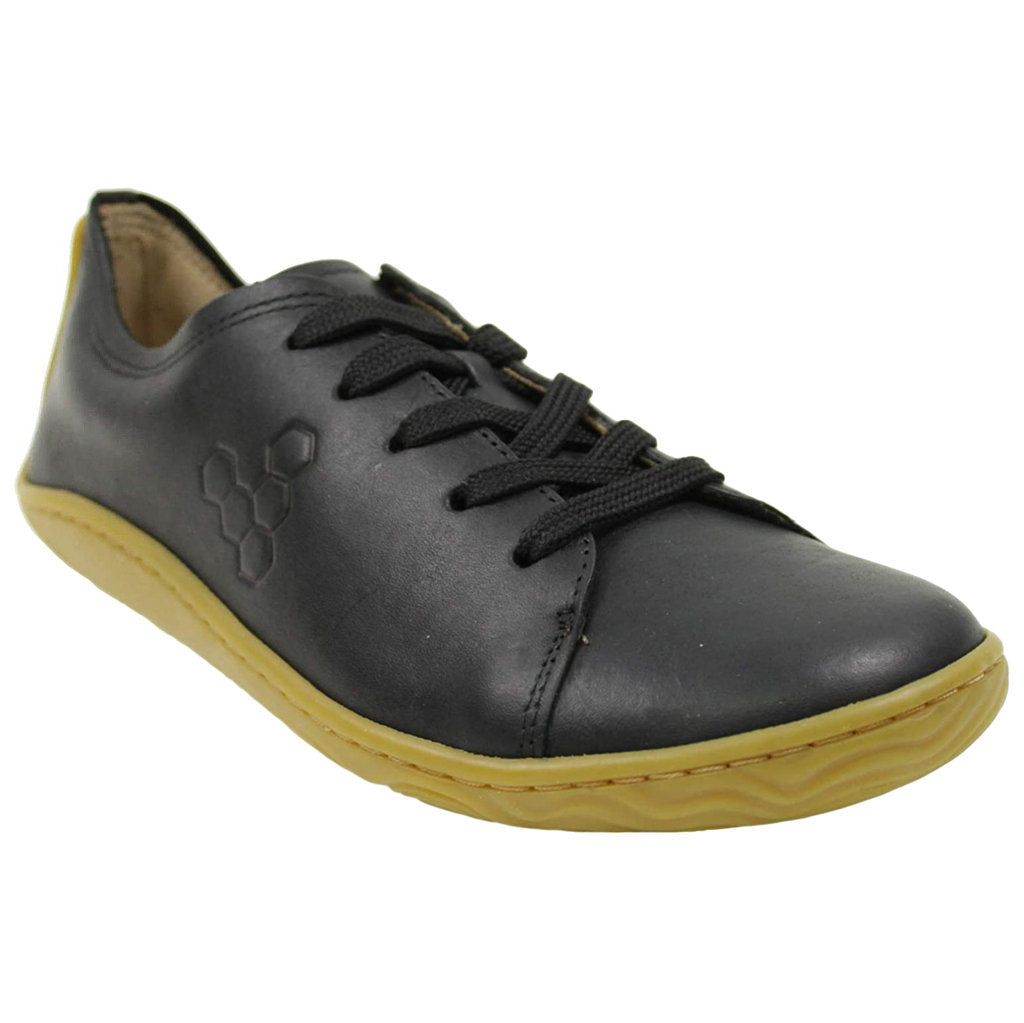 Vivobarefoot Addis Leather Womens Trainers#color_black