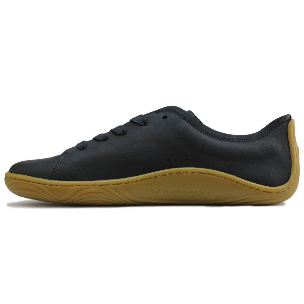 Vivobarefoot Addis Leather Womens Trainers#color_navy
