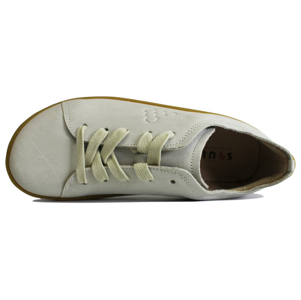 Vivobarefoot Addis Leather Womens Trainers#color_cement