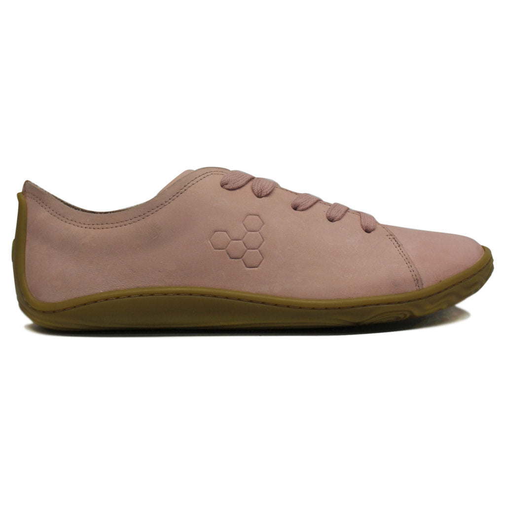 Vivobarefoot Addis Leather Womens Trainers#color_misty rose