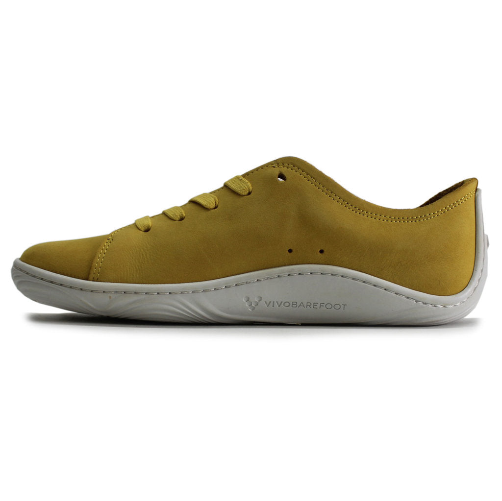Vivobarefoot Addis Leather Womens Trainers#color_spicy mustard