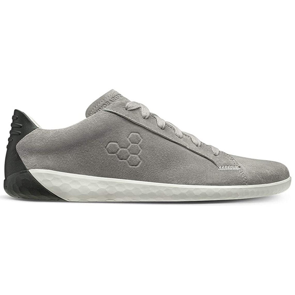 Vivobarefoot Geo Court Leather Womens Trainers#color_zinc grey