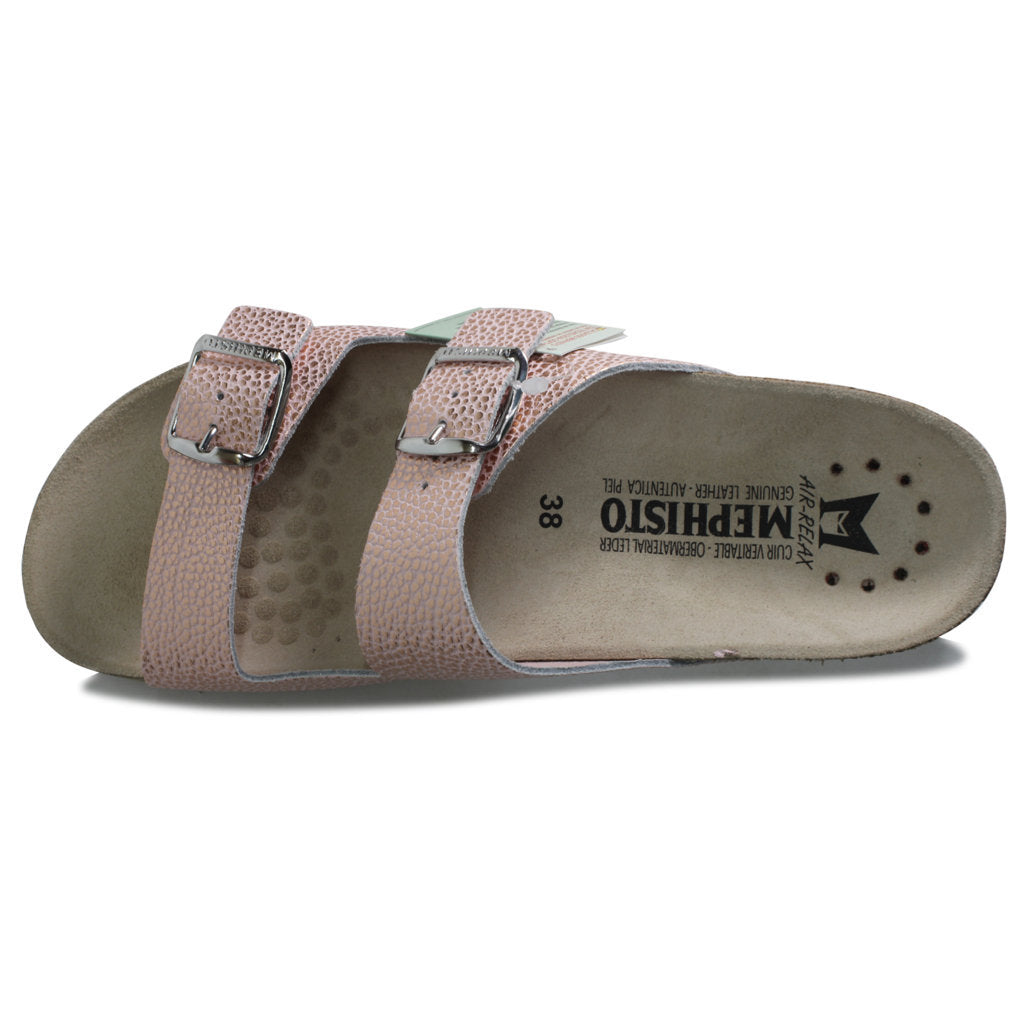 Mephisto Harmony Leather Womens Sandals#color_nude