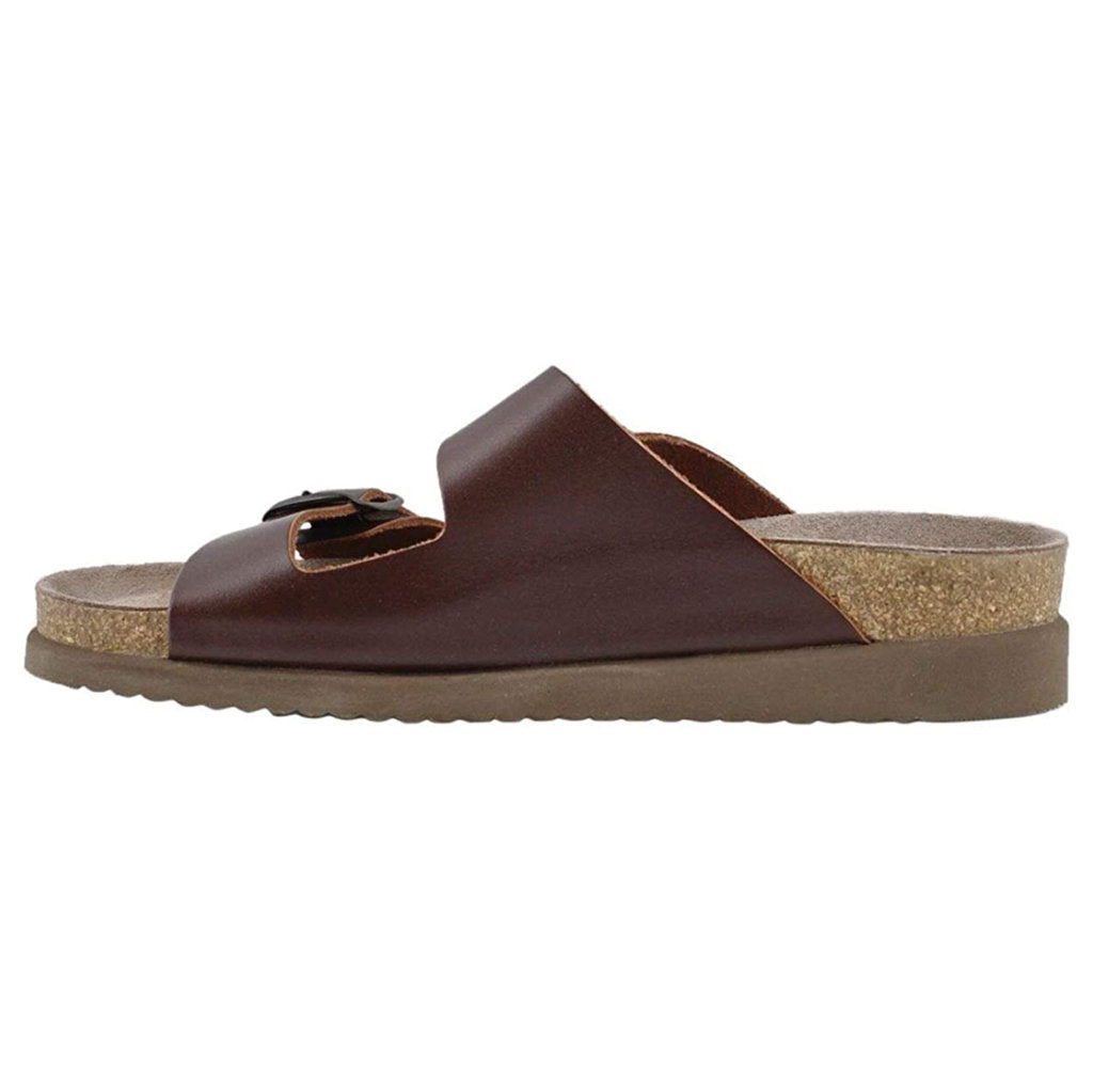 Mephisto Harmony Leather Womens Sandals#color_chestnut