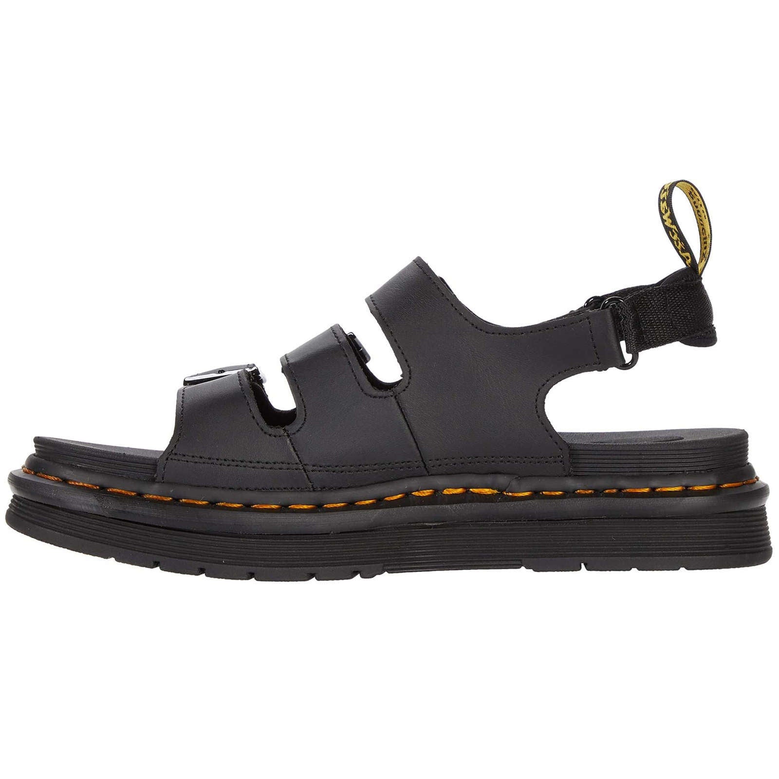 Dr. Martens Soloman Hydro Leather Mens Sandals#color_black