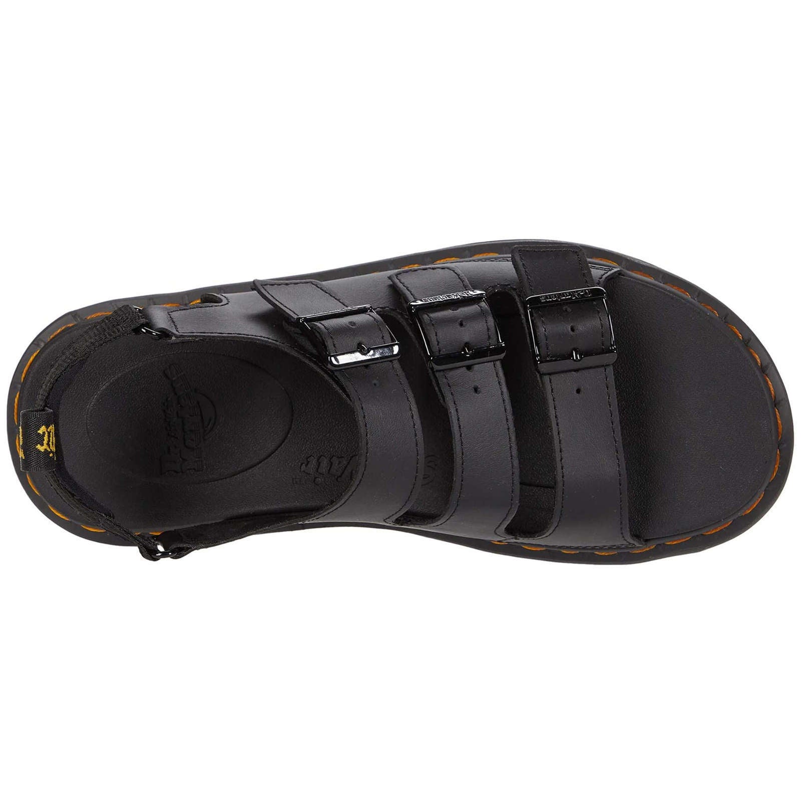 Dr. Martens Soloman Hydro Leather Mens Sandals#color_black