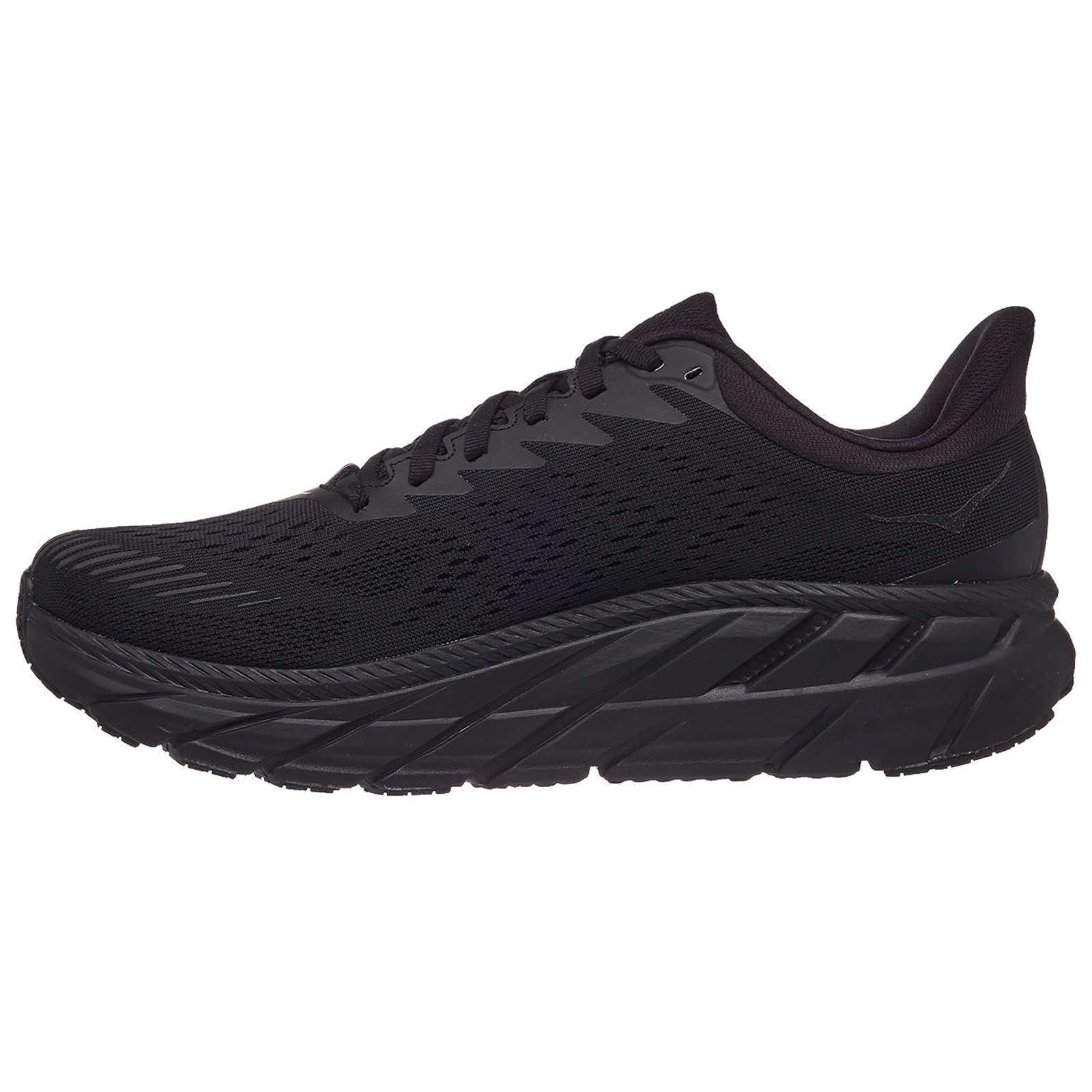 Hoka One One Clifton 7 Mesh Men's Low-Top Road Running Trainers#color_black black