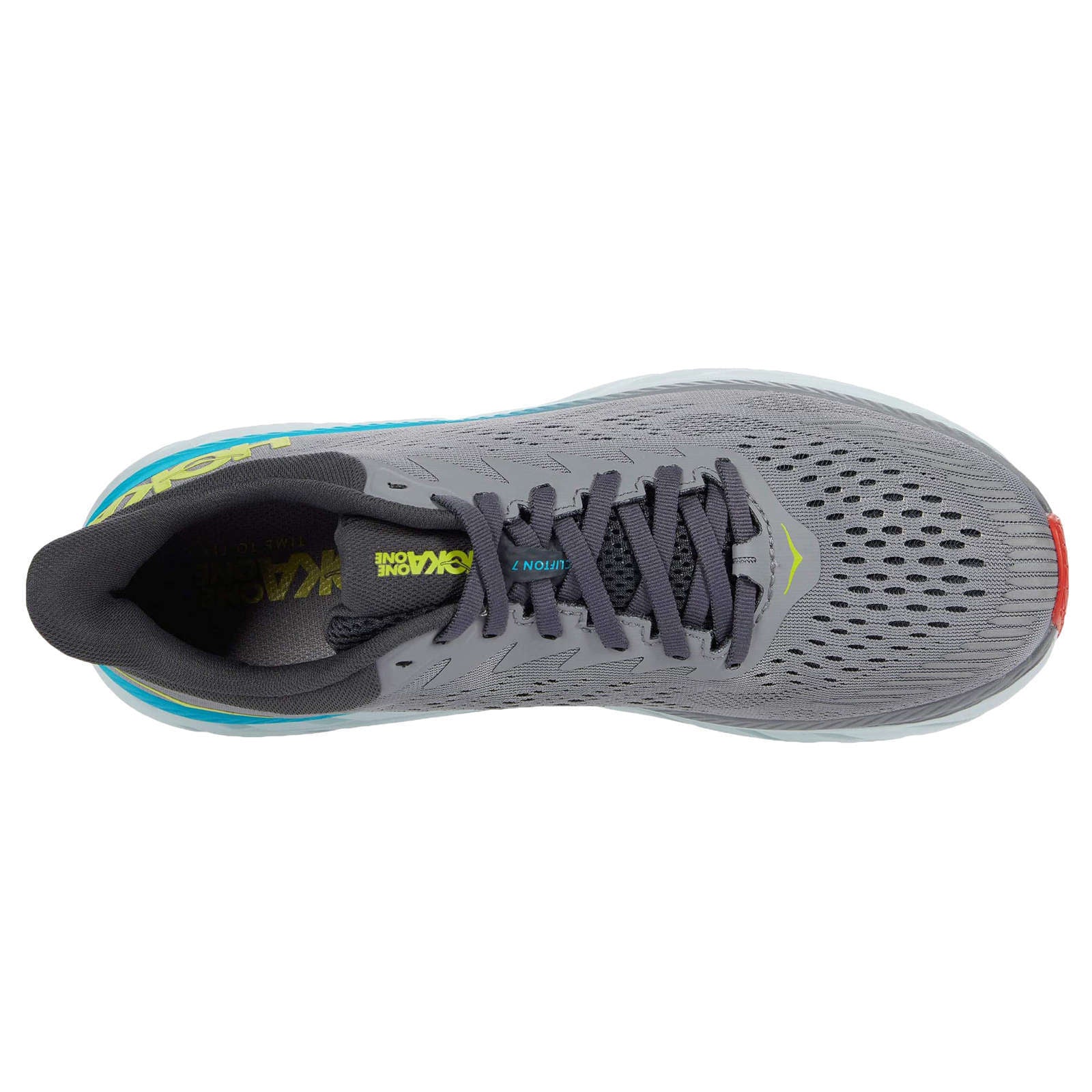 Hoka One One Clifton 7 Mesh Men's Low-Top Road Running Trainers#color_wild dove dark shadow