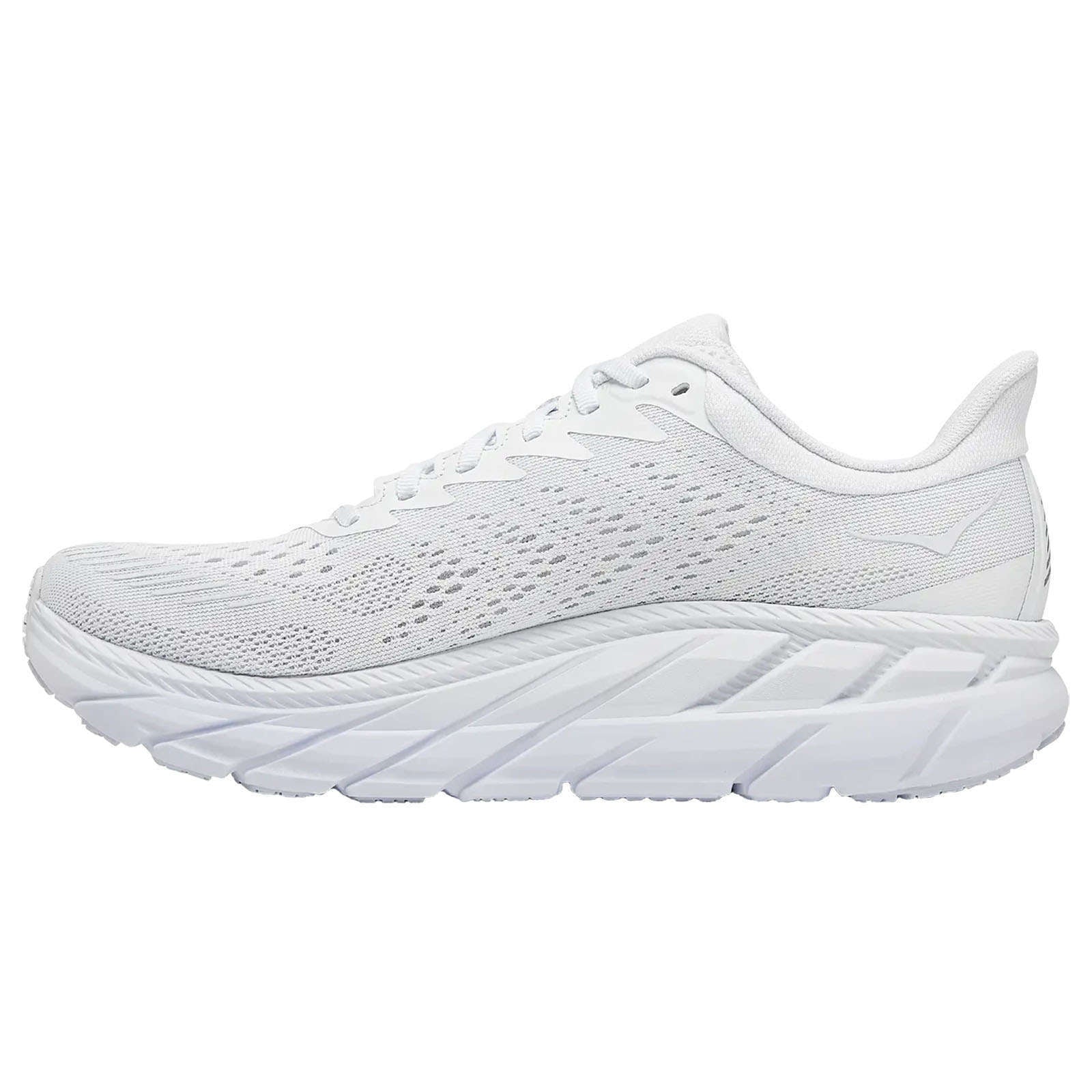 Hoka One One Clifton 7 Mesh Men's Low-Top Road Running Trainers#color_white white
