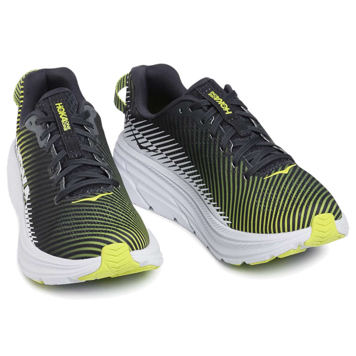 Hoka One One Rincon 2 Mesh Men's Low-Top Road Running Trainers#color_odyssey grey white